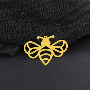 Аксесоари за изработка на бижута, ръчно изработени Окачване Bee Лазерно рязане на Метал От лекува Месинг Окачване За 