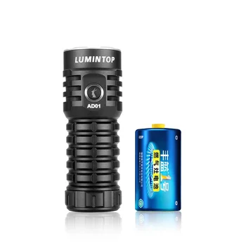 Акумулаторен фенер Lumintop AD01 D 1200 лумена с рамка от неръждаема стомана и поддържа батерия 18650