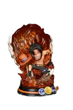 Аниме One Piece Portgas D Ace Battle Версия на PVC фигурка Манга Статуята са подбрани модел Играчки Кукли Подаръци за 16 см