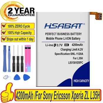 Батерия HSABAT 4200mah LIS1501ERPC За Sony Ericsson Xperia ZL L35H lt35i C6503 C6506 C6502 C6502