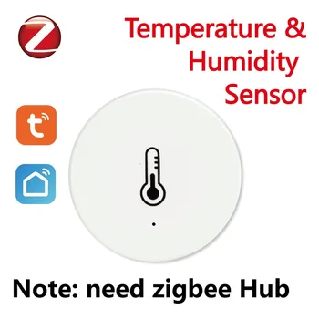 Безжични сензори за влажност и температура, датчик за температура и влажност на Hristo Zigbee, сензор за температура и влажност на въздуха