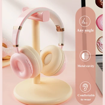 Безжични Слушалки Bluetooth5.2 Hi-Fi Стерео Слушалки С Ниска Латентност, Сгъваеми Музикални Слушалки Над ухото, Дишащи Слушалки за Деца
