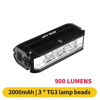 Велосипеден фенер 2600 лумена 900ЛМ, Велосипедна светлината на прожекторите, Водоустойчив USB-акумулаторна предната лампа на МТВ, Велосипеди фенерче, Аксесоари за велосипеди