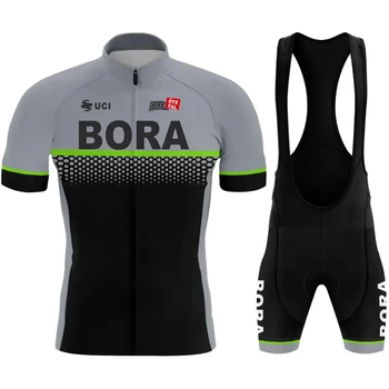 Велосипедна облекло Джърси Man Pro Team 2023 Пълна облекло UCI BORA Мъжки Мтб Мъжки комплекти Летен мъжки комплект дрехи, Костюми, Панталони, Спортни