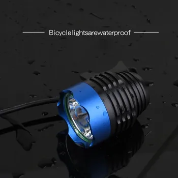 Велосипедна фаровете ZK30 Предния фенер Велосипеден задна светлина Водоустойчив USB Акумулаторна батерия led МТБ лампа, Фенерче под наем фенер