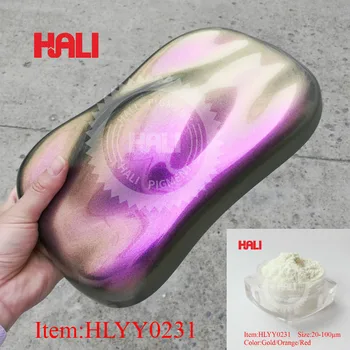 Вид на пигмента хамелеон HLYY0231, автомобилна боя за нокти, козметика, кожени мастило, пластмаса, керамика, 10 грама в опаковка, безплатна доставка