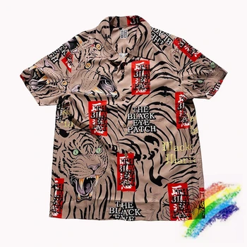 Висококачествена тениска WACKO MARIA, мъжки дамски реколта тениска Тигър Hawaii, тениски