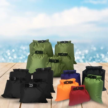 Водоустойчива чанта за плуване на открито, 5 бр./компл., Лека плажна чанта от полиестер, Преносими Спортни Сушилни чанти 1,5 л/2,5 л/3,5 л/4,5 л/6л
