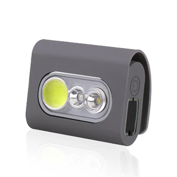 Външни нощни ходови светлини 5 режима на осветление USB Акумулаторна лампа за бягане, фенер за клечки за дрехи, фенер за риболов