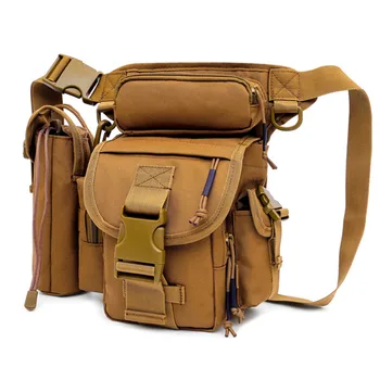 Градинска стръв, тактически колан раница 600D, водоустойчив камуфляжная чанта, чанта за колоездене, риболов, туризъм, чанти през рамо, чанти за краката