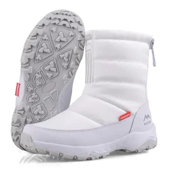 Дамски обувки Водоустойчив зимни обувки дамски зимни обувки на платформа, запазването на топлина в зимните ботуши до глезена на дебелите меховом ток Botas Mujer 2023