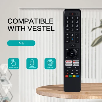 Дистанционно за управление на телевизор за Vestel Smart TV Remoto с функция за пренос на глас