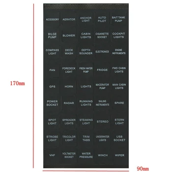 Етикети към таблото на СИГНАЛНИТЕ СВЕТЛИНИ ИЗХОД ЗАХРАНВАНЕ ХИРУРГИЧНА ЛАМПА USB-ИЗХОД ЛЕБЕДКА 15 мм (Д) X 15 мм (Ш) 170 мм (Д) X 90 мм (Ш)