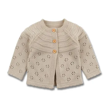 Жилетка за малки момичета, пуловер за деца, палто за бебета, модни скъпа вязаная яке за малки момичета RT197