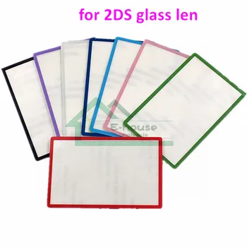 За 2DS горната повърхност на огледално стъкло капак на обектива на Горния LCD дисплей за Подмяна на предния капак на обектива