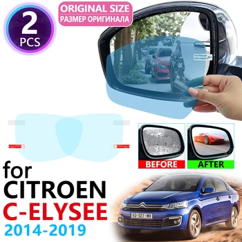 за Citroen C-Elysee C Elysee 2014 ~ 2019 Пълно Покритие на Огледалата за обратно виждане, Непромокаеми Фарове за Протектори на Автомобилни Аксесоари 2015 2016 2017 2018