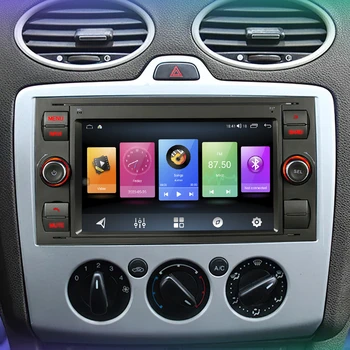 За Ford Focus 2 Mondeo, S/C-Max, Kuga, Fiesta, Fusion Мултимедийна бутон за включване на видео Android Авторадио Стерео GPS Carplay Автомобилното радио