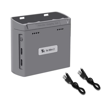 За Mini 2/Mini SE Зарядно Устройство за Двустранен Hub Зареждане на Батериите Дрона USB Зарядно Устройство За DJI Mini 2/Mini SE Аксесоари