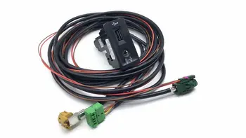 ЗА VW Golf MK7 CarPlay media AUX MIB2 PRO USB AMI Инсталиране Бутон за Включване контакти или на окабеляването 3GD 5G0 035 222 E 5G0035222E/F