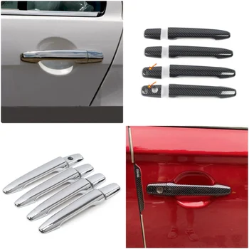 Защита на дръжката на вратата на колата, декоративна капачка, тампон за Mitsubishi ASX, Outlander 2013-2020 2021 2022 Аксесоари