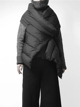Зимни женски жилетка без ръкави, Топъл женски Жилетка, яке, Модерен пролетно-есенна жилетка 2022, дамско палто, ежедневни Черни Връхни Дрехи
