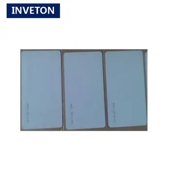 Извадка от етикет 5шт 860-960 Mhz ISO18000-6c PVC Бяла карта етикет UHF стикер на предното стъкло на Пасивна за управление на паркинг