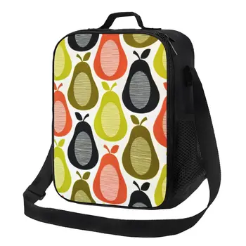 Изработена по поръчка чанта за обяд с цветен модел Orla Kiely, мъжки И дамски топло чанта-хладилник, изолиран обяд-бокс офис за възрастни