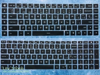 Испански Испания за Mi laptop 15.6 Lite младежки версия на играта лаптоп, Notebook 15.6 Етикети на клавиатурата, защитни покривала за кожата