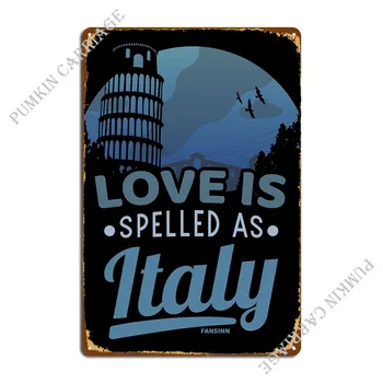 Италиански италиански Флаг Itali Метална табела Украса Модел кино на Открито лидице знак Плакат