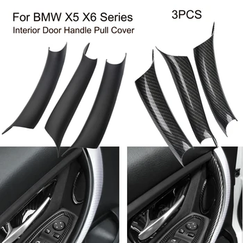 Капакът на Вътрешната Дръжката на Вратата на BMW X5 X6 Серия F15 F85 2014-2018 F16 F86 2015-2018 ABS Защитно покритие Вътрешната страна на Дръжката на Вратата,