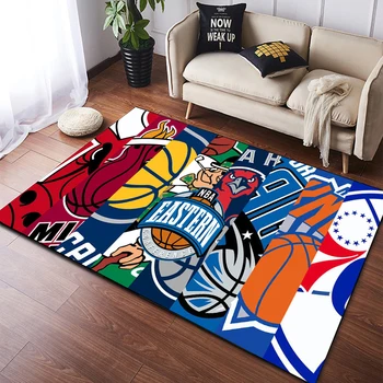 Килим с логото на Basketball N B A, кухненски мат, мат спални, декорация настилки, килим за хол, мини подложки за баня