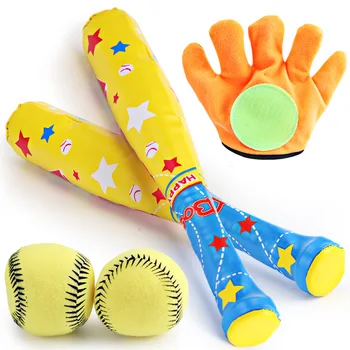 Комплект детски бейзболни играчки от пяна EVA, мека сигурност, спортен бейзбол, аксесоари за спорт на закрито и открито