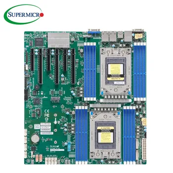 Комплект за дънната платка SUPERMICRO H12DSi-NT6 EATX + 2 бр. * Процесор EPYC 7763 64C/128T С Подкрепата на M. 2 SATA3 DDR4-3200 Mhz, 8 канала