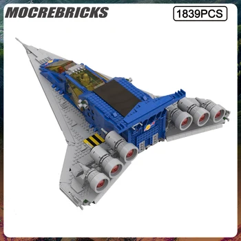 Космическа война серия Galaxy Explorer Превозвачът MOC Сглобяване на модели Набор от градивни блокове на Детски играчки Коледни подаръци