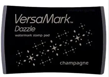 Мастилото на възглавничките на Tsukineko Versamark с водни знаци, Champagne Gold VMD-003 Япония