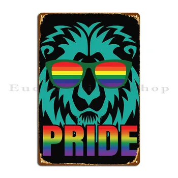 Метален знак на Гордост на човечеството гейове и лесбийки, забавни стикери, дизайнерски декора на стените, лидице знак кино, плакат
