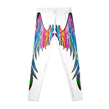 Многоцветни гамаши с крила, дамски панталони за йога?