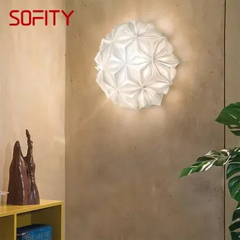 Модерен стенен лампа DEBBY Nordic с креативен дизайн, декоративни аплици за стая, лампа за стълби