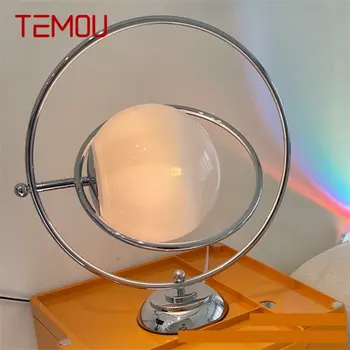 Модерна настолна лампа TEMOU Creative LED The Planet декоративна Настолна лампа за дома Ретро лампа