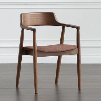 Модерни трапезни столове в скандинавски стил, изчистен Грим за всекидневната, Кожена дизайн, маса за Хранене, стол, Подобрена Мебели за дома Silla Comedor WZ50DC