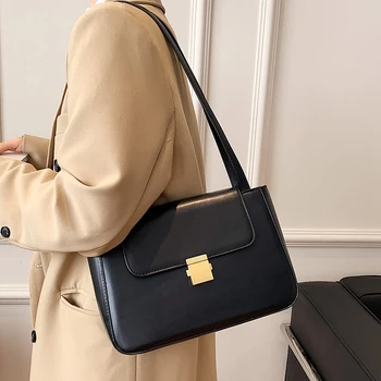 Модни дамски малки чанти през рамо, дизайнерски дамски чанти-тоут от изкуствена кожа, с висококачествена дамска чанта-месинджър