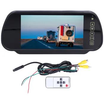Монитор за задно виждане TFT LCD HD Екран Екран за задно виждане, 7-инчов Цветен за кола