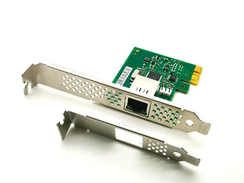 Мрежова карта PCIEx1 Конвергентного Ethernet капацитет 1,25 Gb с процесор Intel I210, 1x SFP/Меден порт, RJ-45, Сървър lan, Gigabit мрежов адаптер за Windows/Vmware
