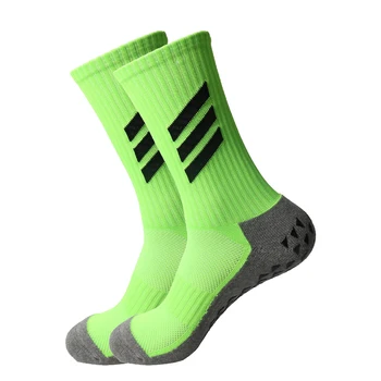 Мъжки и Женски мини спортни чорапи Футболни чорапи с удебелени спортни захватами Чорапи за футбол, баскетбол, бягане, Новост 2022 г.