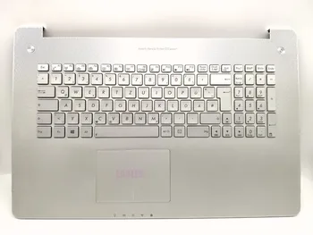 На немската клавиатура с поставка за ръце Tastatur за Asus N750J N750JA N750JK N750JV N750JX N750LF, без подсветка