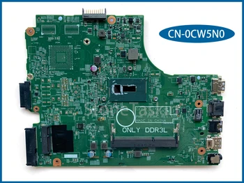 Най-доброто Съотношение между Цена и качество За Dell Inspiron 3543 3443 дънна Платка на лаптоп CN-0CW5N0 SR244 I3-5005U DDR3L 100% Тествана