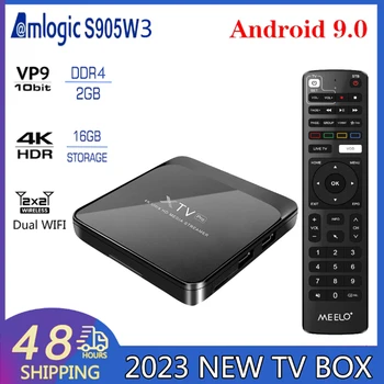 Най-умните XTV PRO Android 4K OTT медии-знаменца 1000M HDR10 2,4 G/5G Двойна WiFi Amlogic S905X3 TV BOX Медии OTT-плеър на Android 9,0