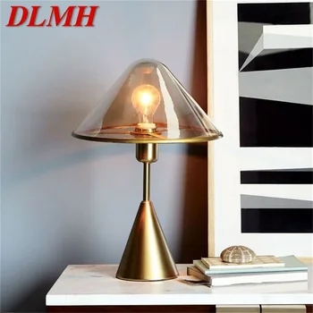 Настолна лампа DLMH Nordic Злато с модерен и креативен дизайн, led настолна лампа за украса на дома спални