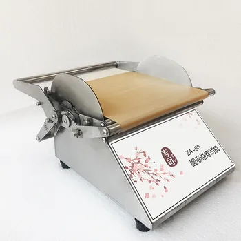 Настолна машина за приготвяне на суши-роллов от неръждаема стомана, машина за раскатки суши, машина за приготвяне на суши