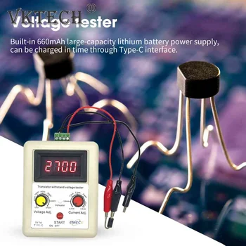 Нов тестер за напрежение 110-2600 В, диоден МОП-триод, цифров волтметър, тестер транзисторного выдерживающего напрежение